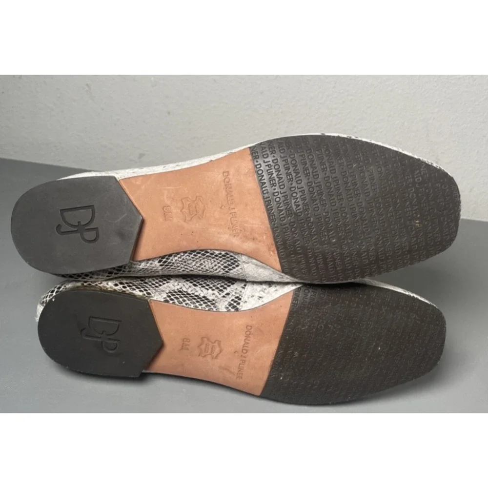 Donald‎ J Pliner Snake Print Hazel Mystic Embellished Loafers 8 M Shoes